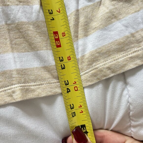 Lilly Pulitzer Dress Womens Small Beige White Sleeveless Racerback Tank Tunic - Picture 5 of 7